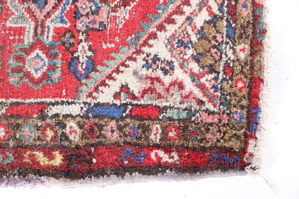 Original Aliakbar Momeni Hand Knotted Hamadan Accent Rug