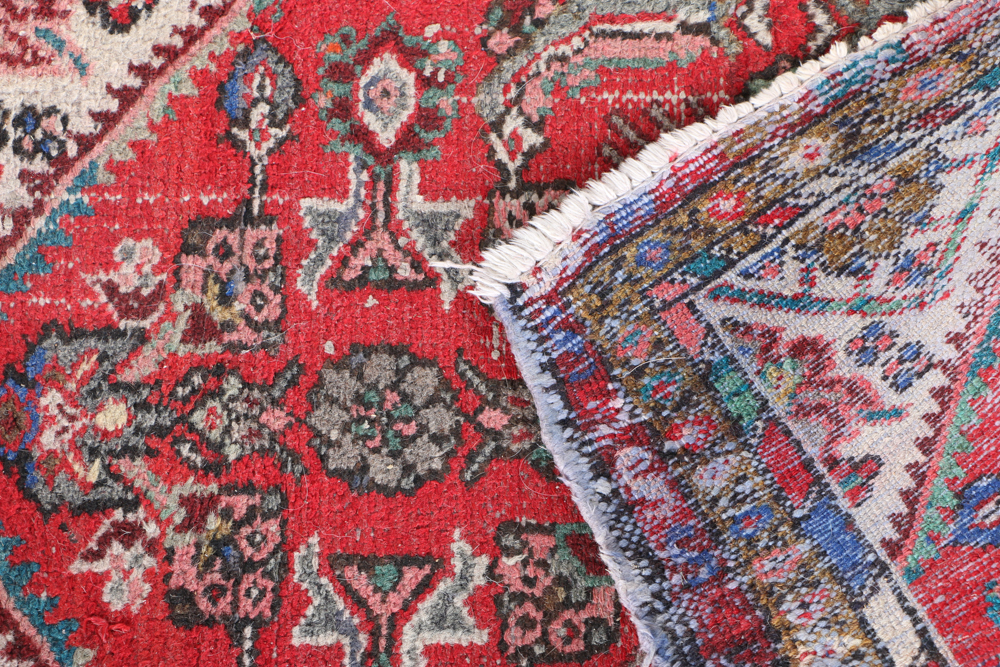 Original Aliakbar Momeni Hand Knotted Hamadan Accent Rug