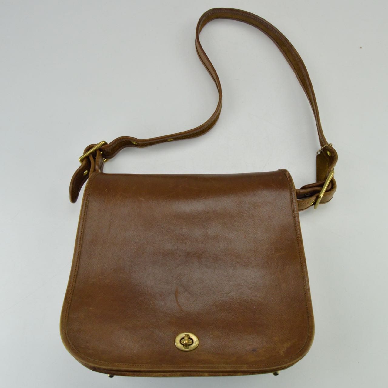 Vintage Coach Saddle Bag