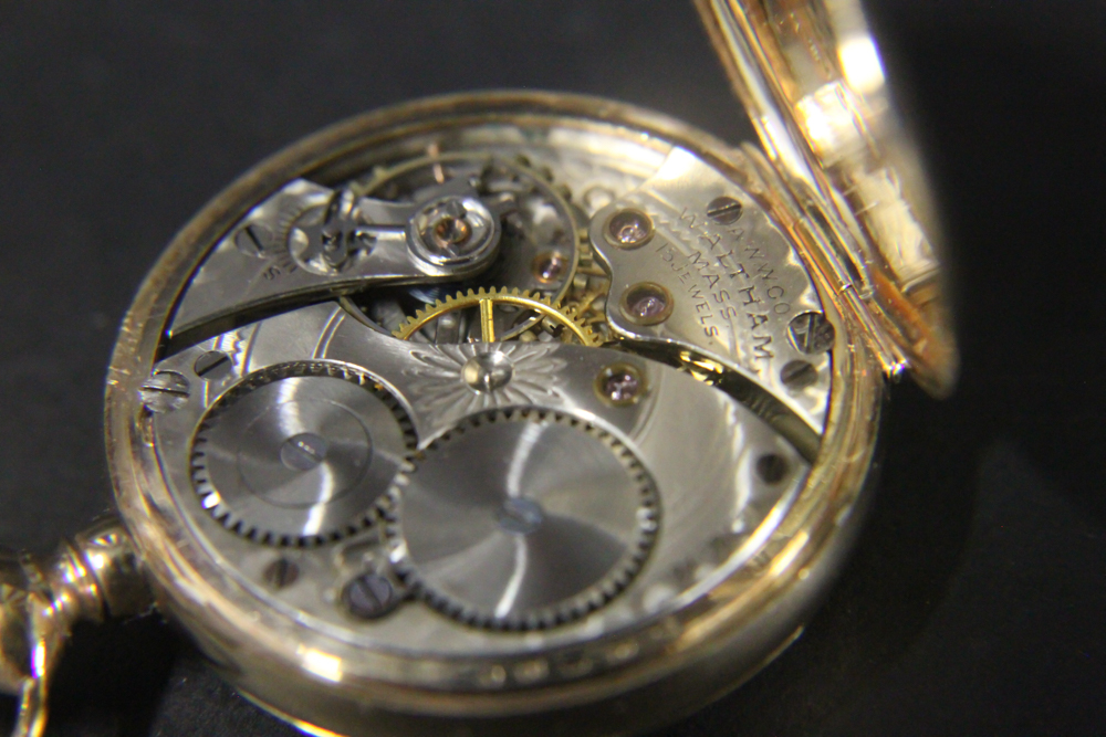 Waltham Pocket Watch in Keystone 20years Warranted Case