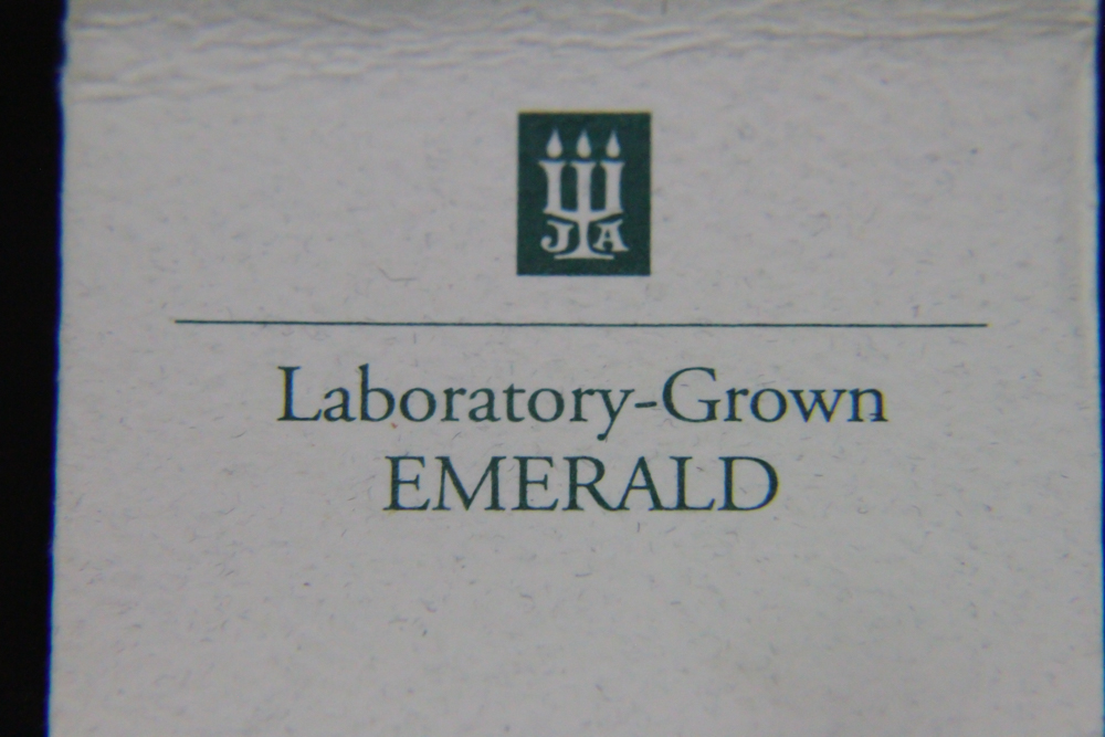 James Avery 18K Yellow Gold and Synthetic Emerald Ring