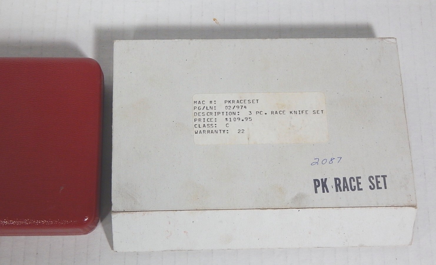 MAC Tools 1991 Racing 3-Piece Commemorative Knife Set