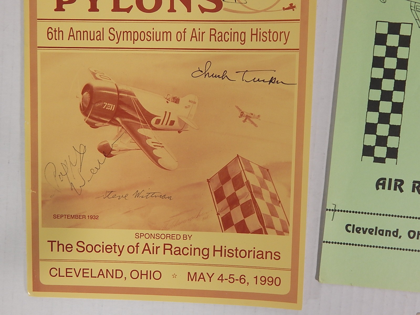 Vintage Aviation Ephemera and Signature Lot