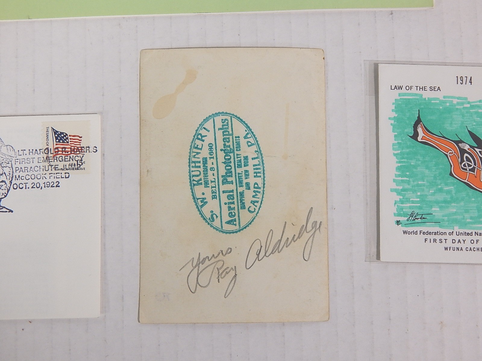 Vintage Aviation Ephemera and Signature Lot