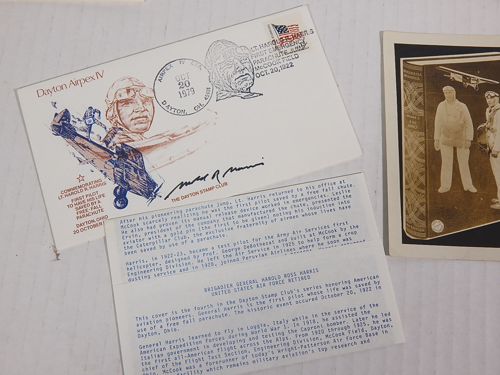 Vintage Aviation Ephemera and Signature Lot