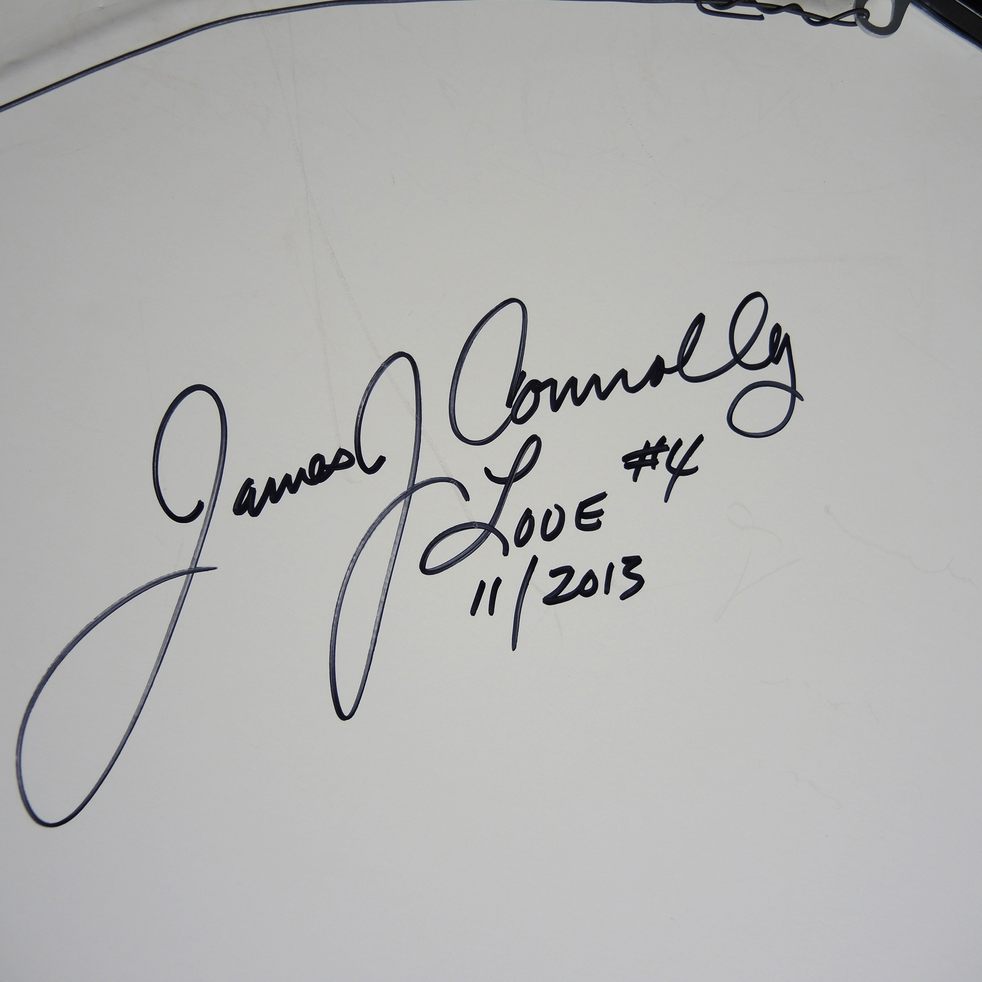 Original Signed Glass Relief "Love" Art Piece by James Connolly