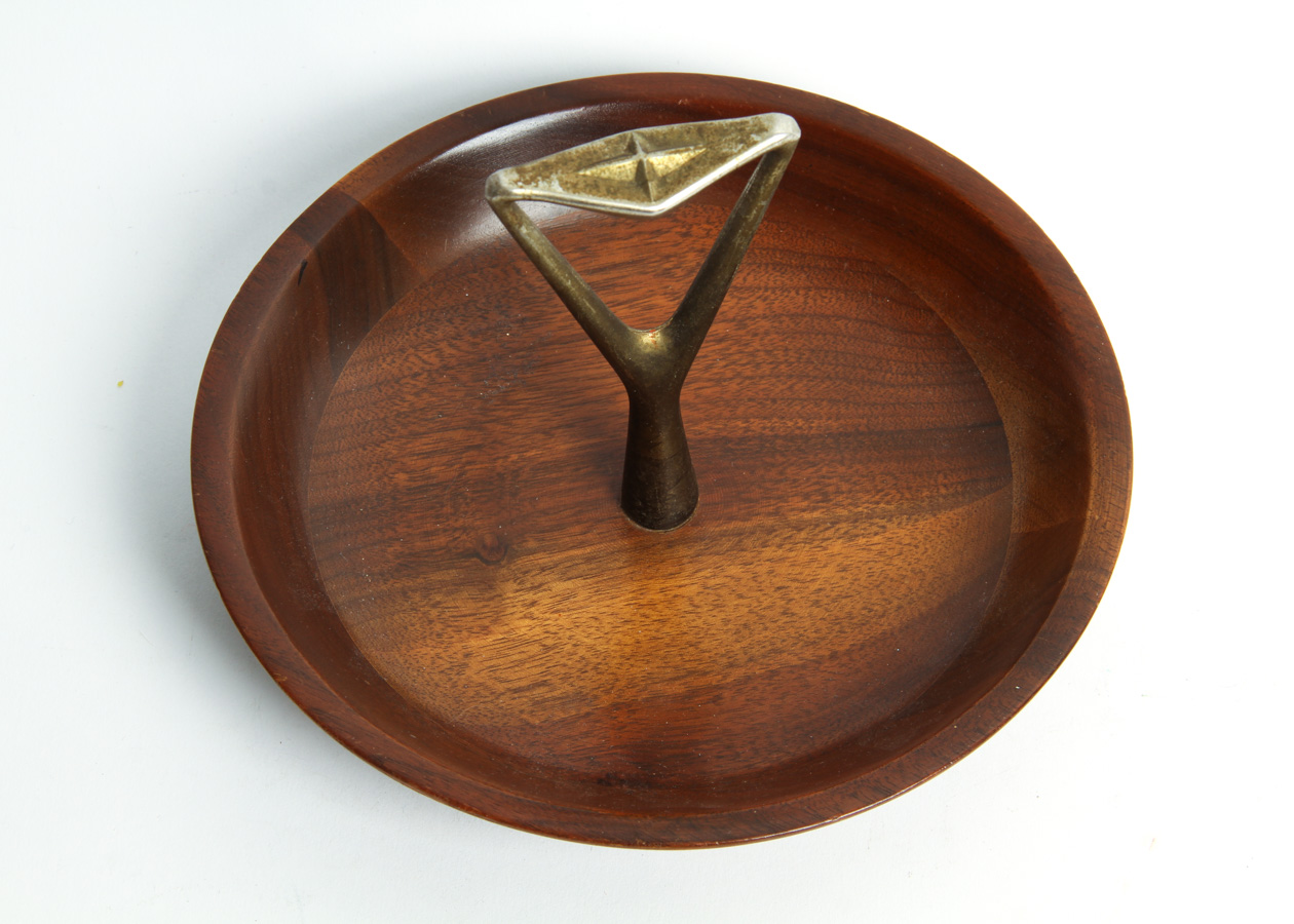 Mid-Century Walnut Bowl by Vermillion