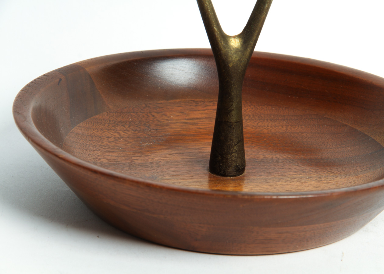 Mid-Century Walnut Bowl by Vermillion