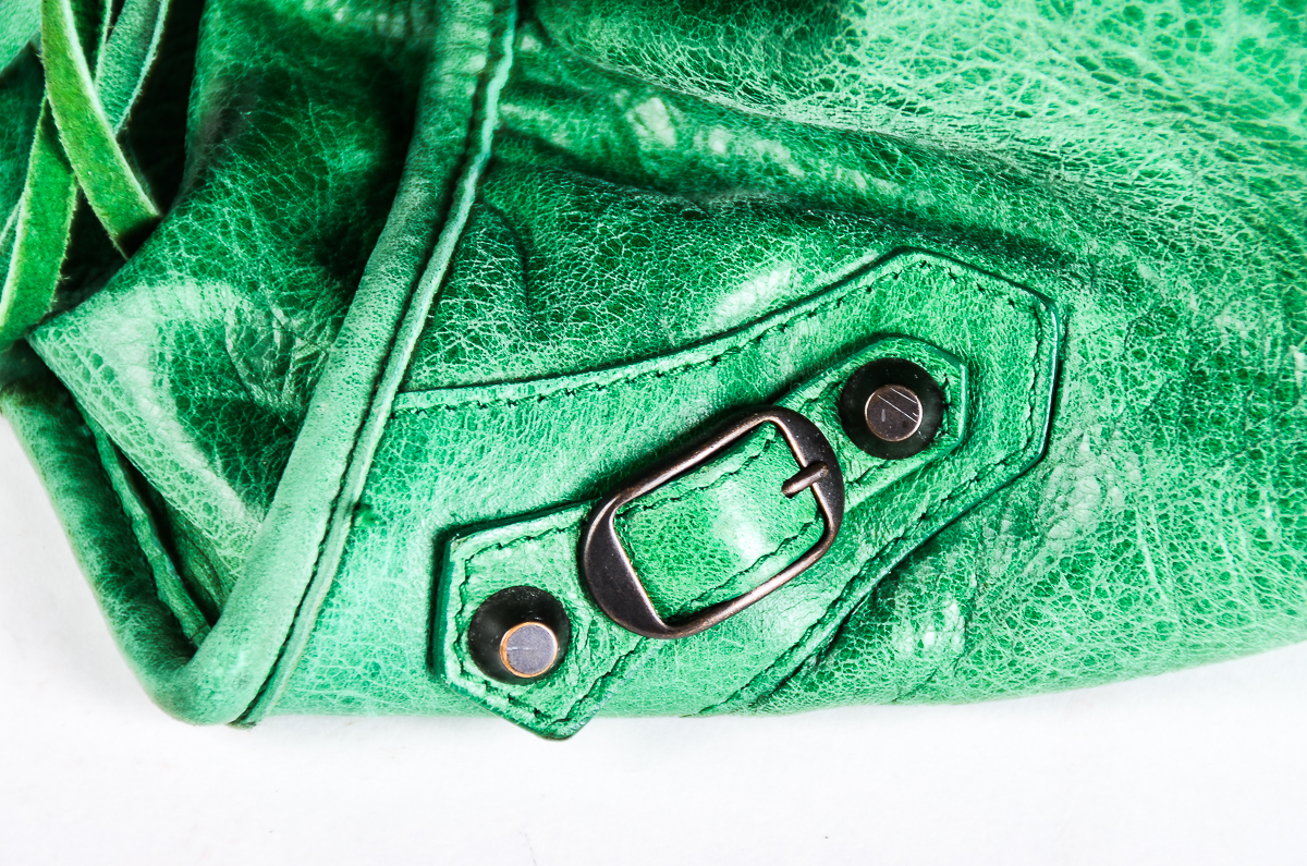 Balenciaga Classic City Handbag and Wallet in Green