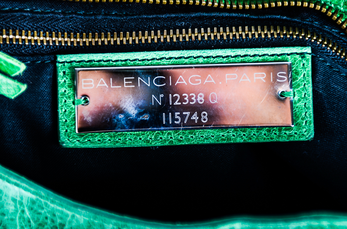 Balenciaga Classic City Handbag and Wallet in Green
