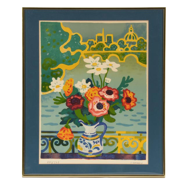 Guy Charon Original Signed Limited Edition Hand-Pulled Lithograph