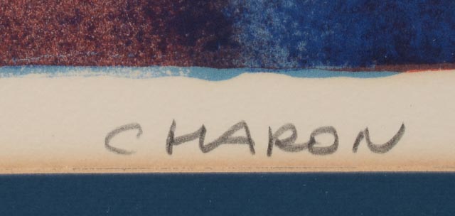 Guy Charon Original Signed Limited Edition Hand-Pulled Lithograph
