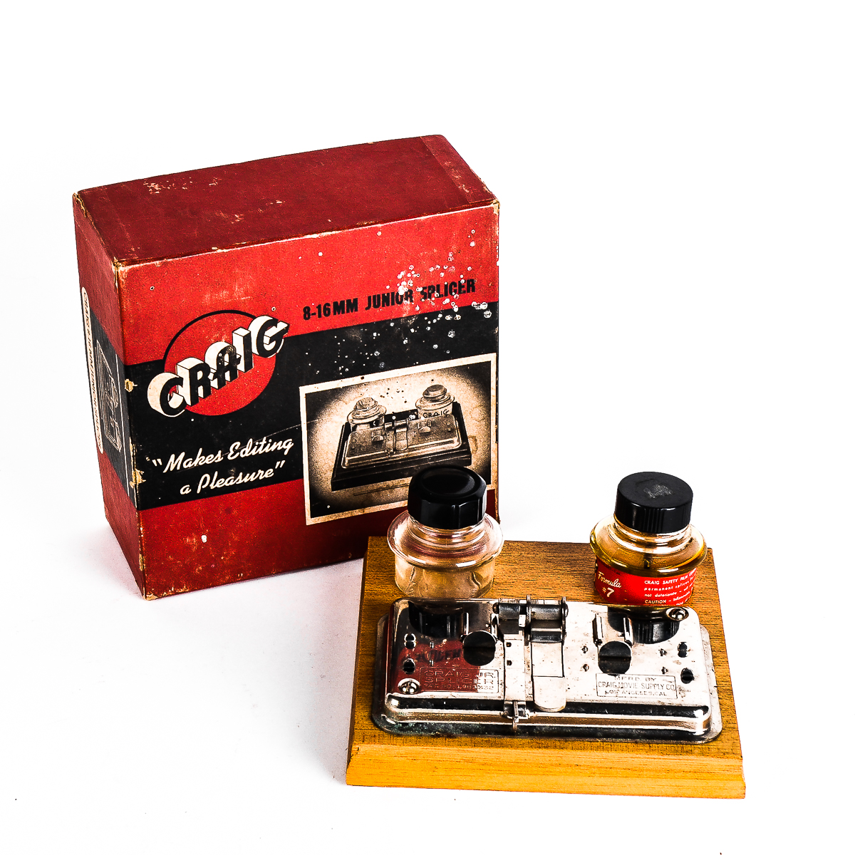 Vintage Craig 8-16 mm Film Junior Splicer