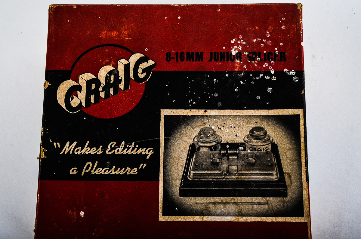 Vintage Craig 8-16 mm Film Junior Splicer