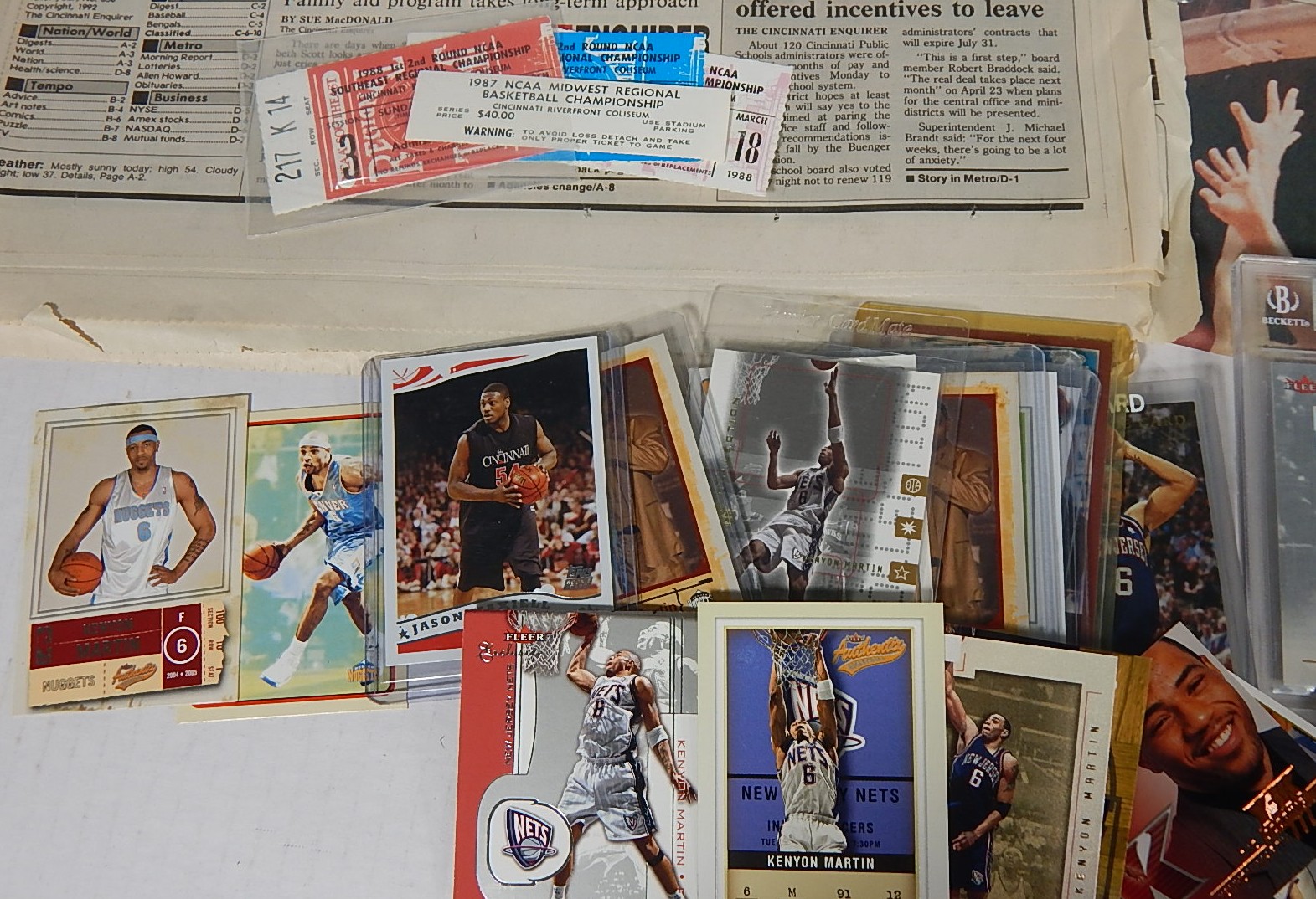 University of Cincinnati Basketball Memorabilia