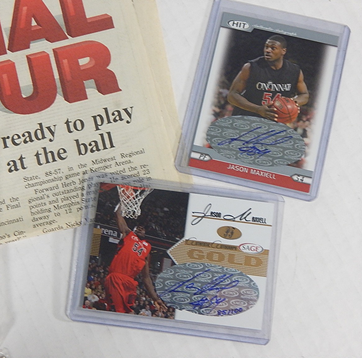 University of Cincinnati Basketball Memorabilia