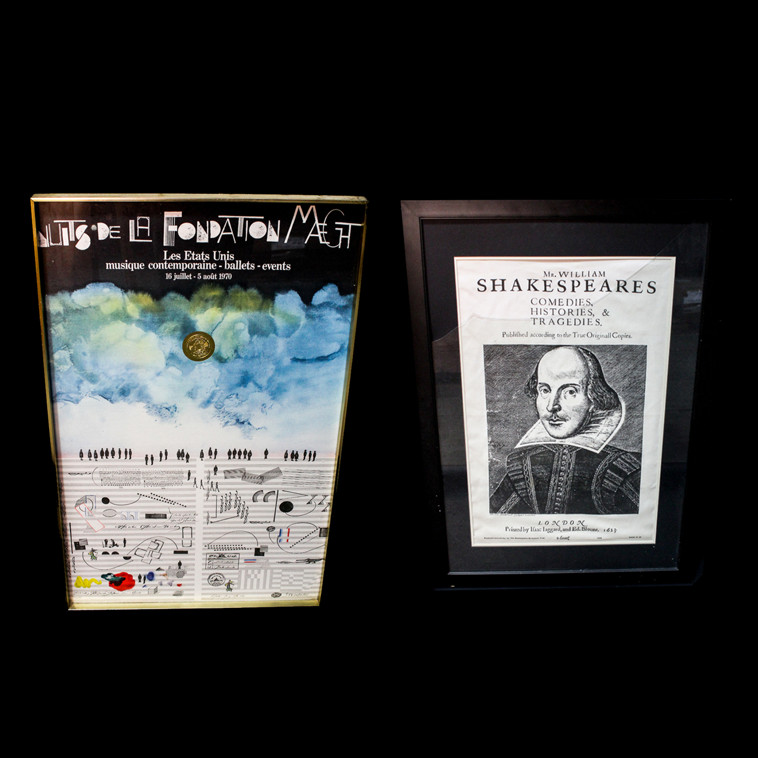 Contemporary Music and Dance Festival Poster After Saul Steinberg and Shakespeare Poster