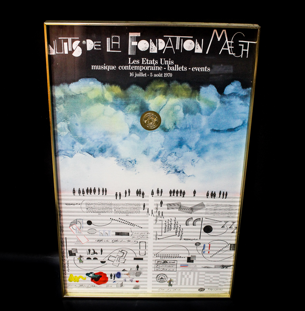 Contemporary Music and Dance Festival Poster After Saul Steinberg and Shakespeare Poster