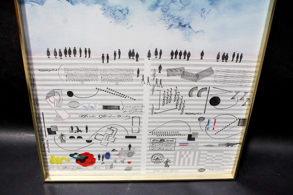 Contemporary Music and Dance Festival Poster After Saul Steinberg and Shakespeare Poster