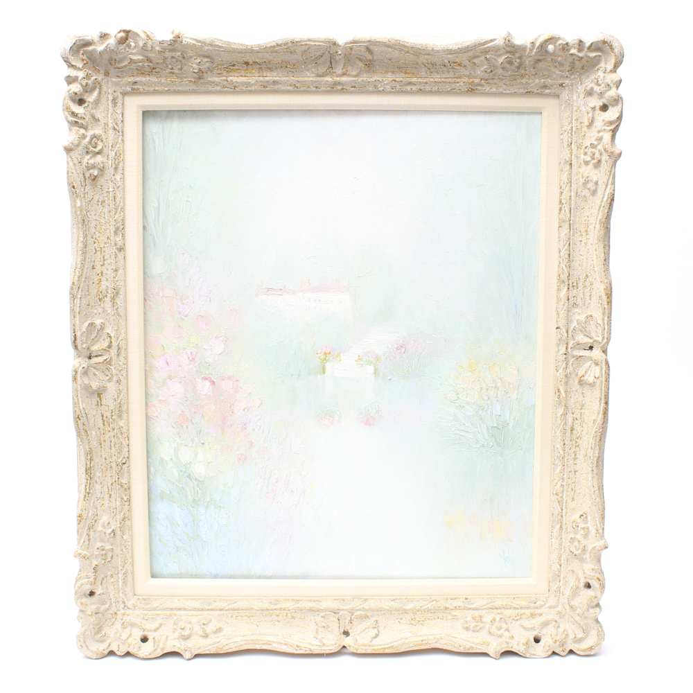 Yolanda Razzeto Original Framed Oil Painting