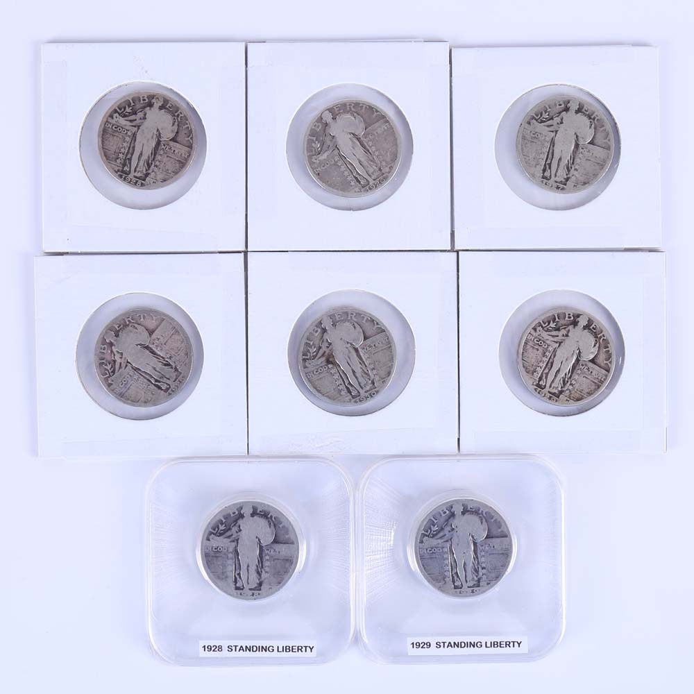 Collection of Walking Liberty Quarters