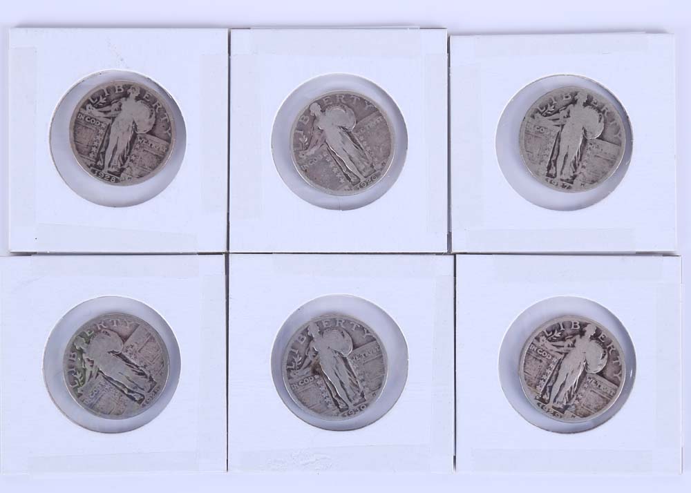 Collection of Walking Liberty Quarters