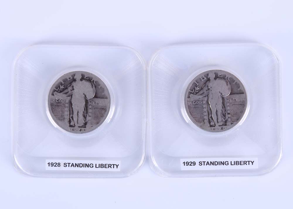 Collection of Walking Liberty Quarters