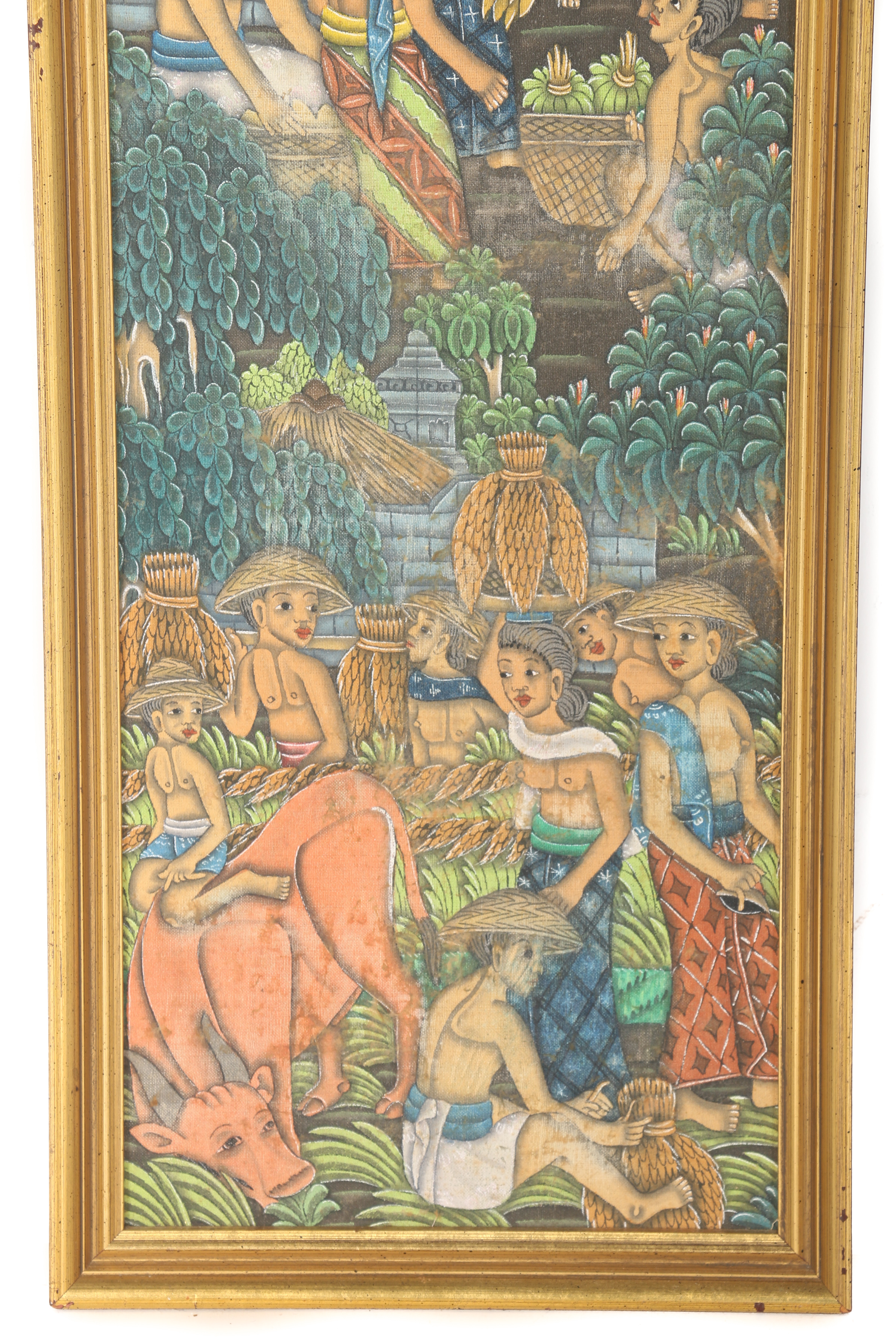 Pair of Framed Balinese Paintings