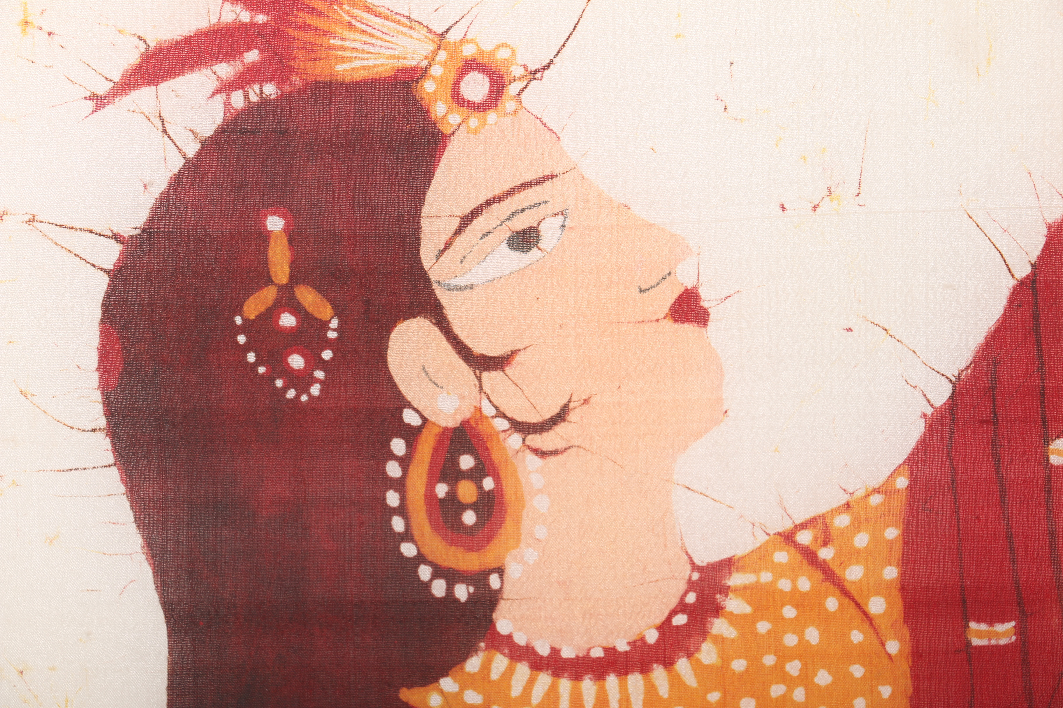 Framed Batik on Silk