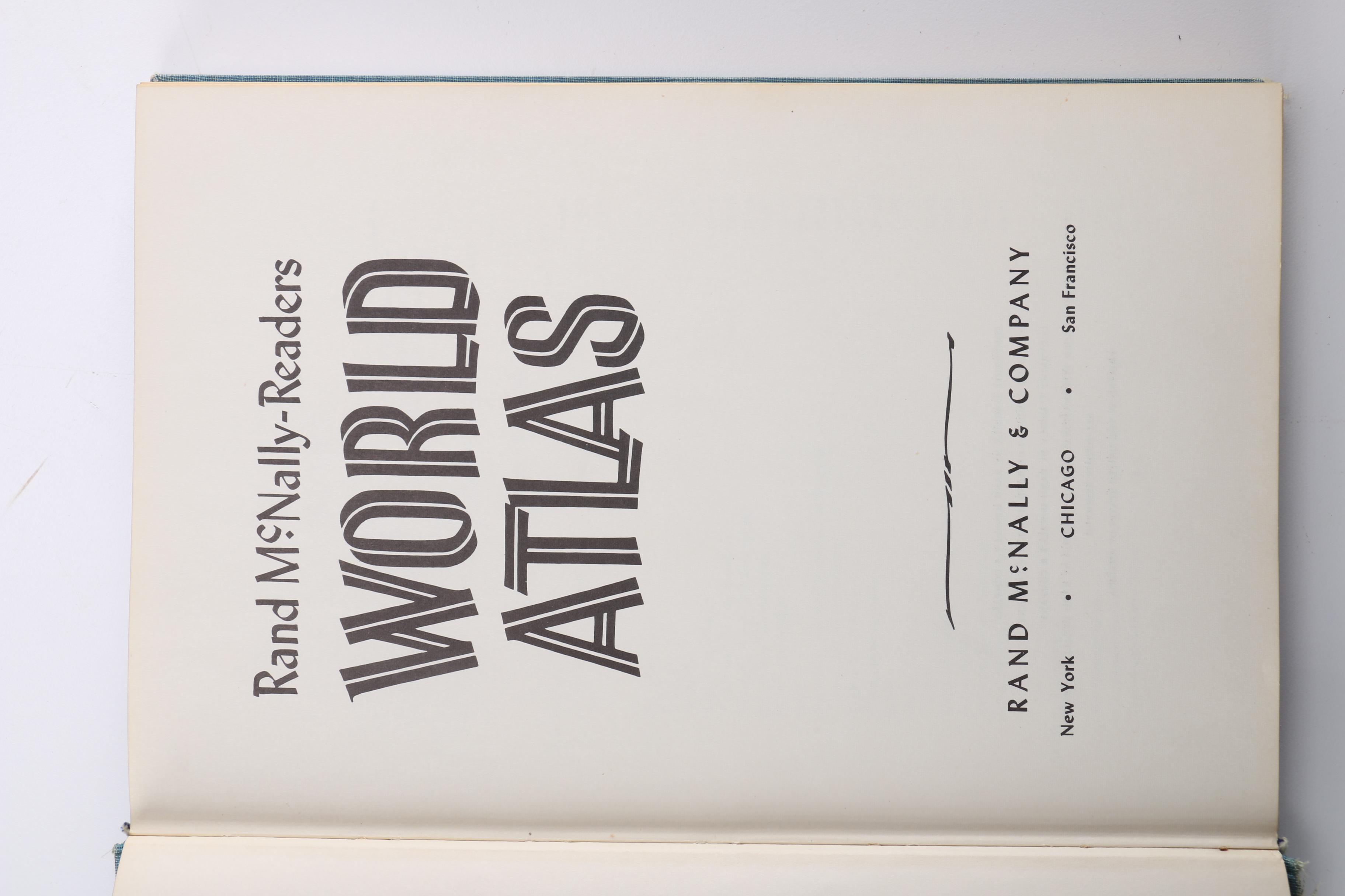 1960s "American Family Encyclopedia" and "Reader's World Atlas"