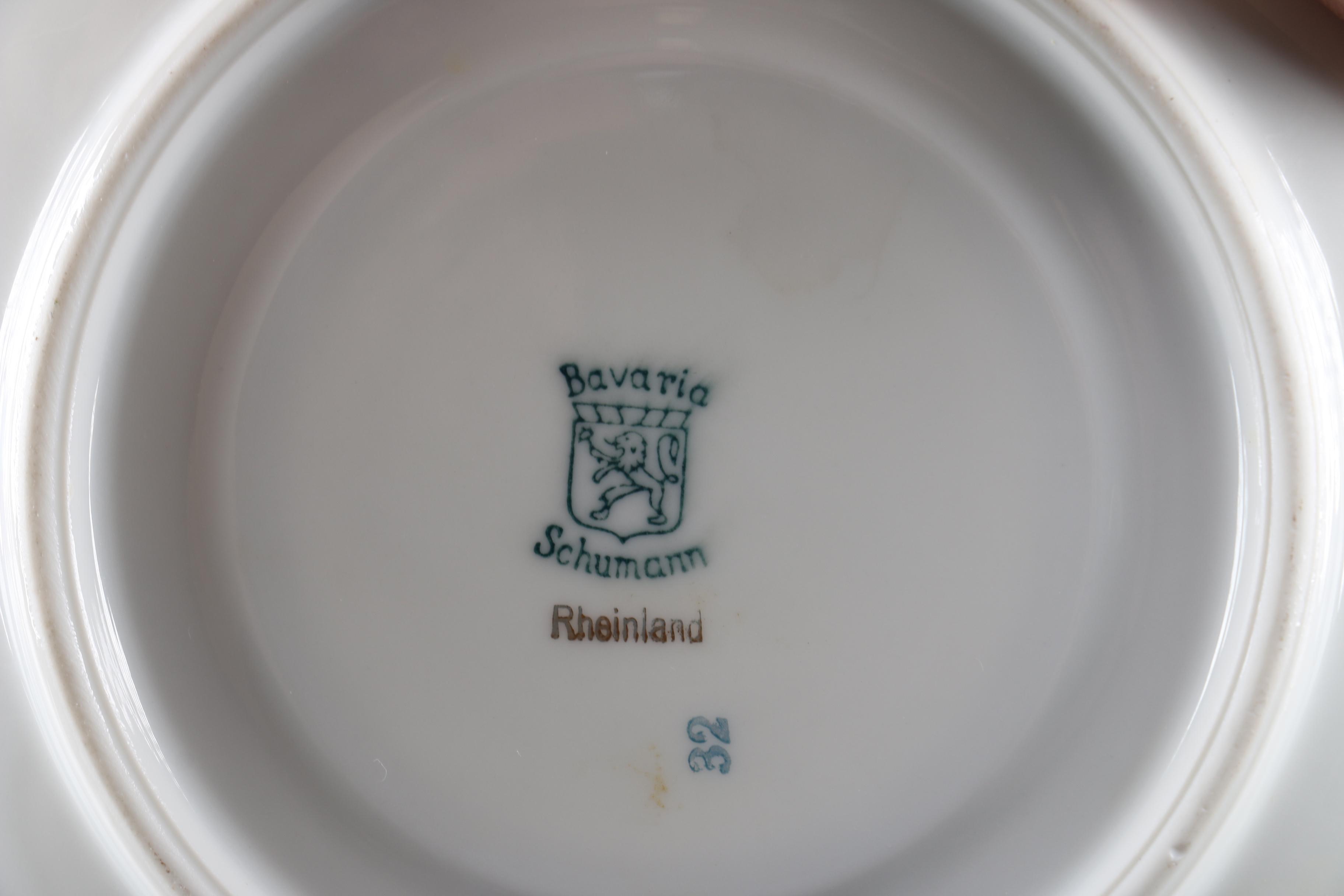 Vintage Schumann "Rheinland" Pattern Porcelains