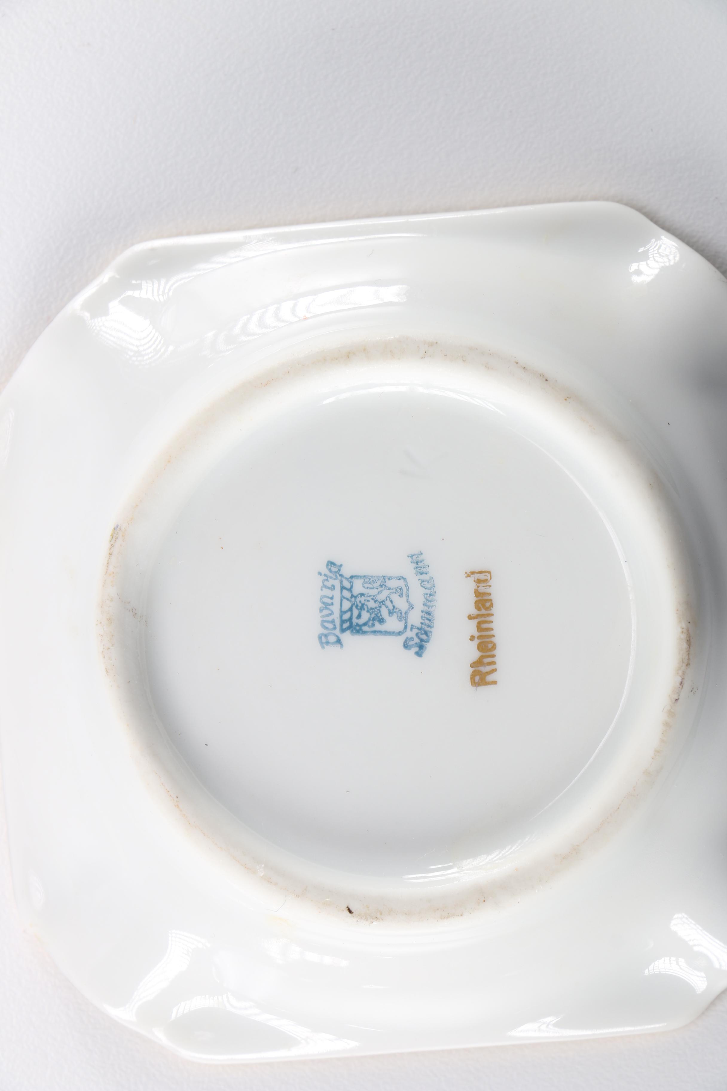 Vintage Schumann "Rheinland" Pattern Porcelains