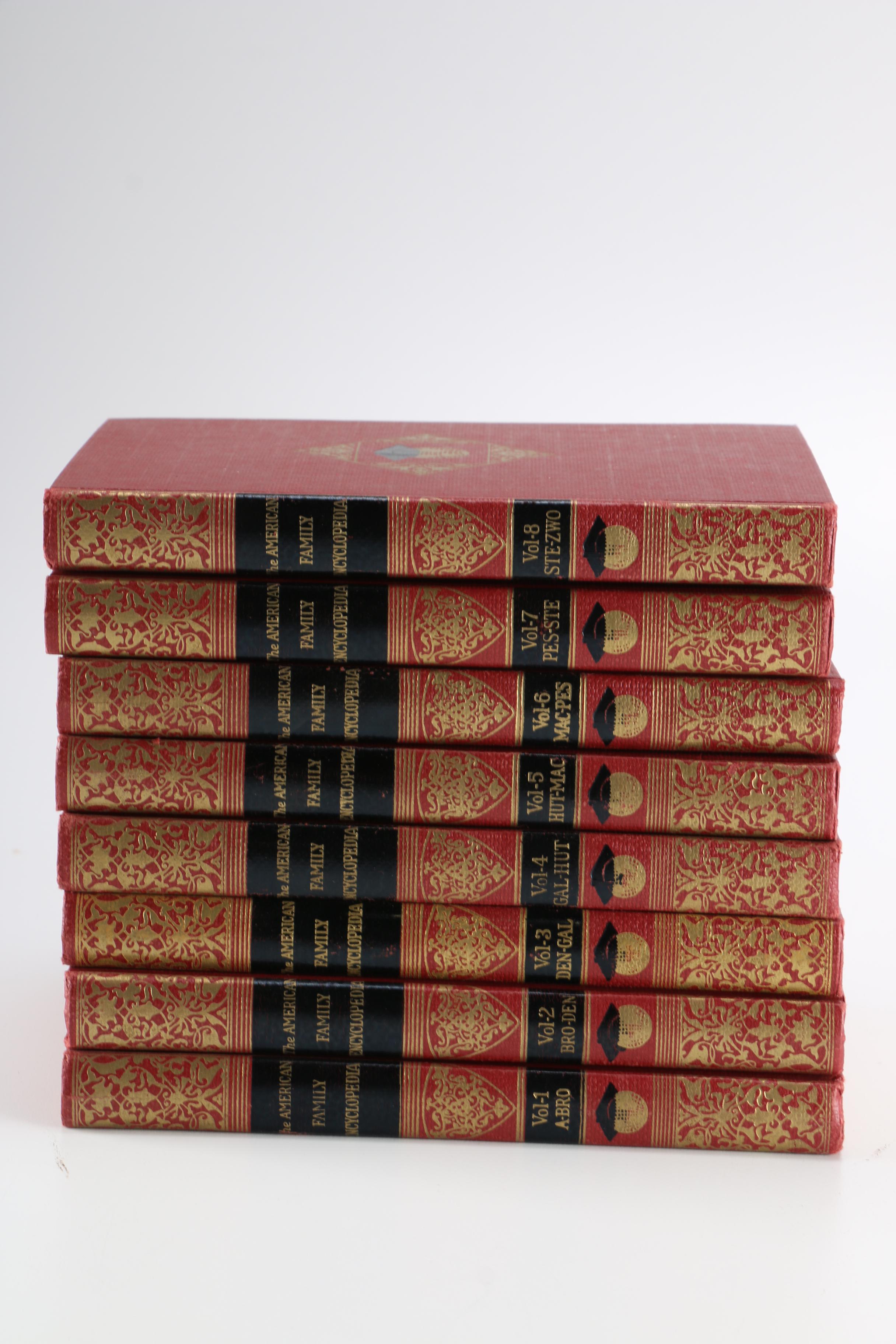 1960s "American Family Encyclopedia" and "Reader's World Atlas"