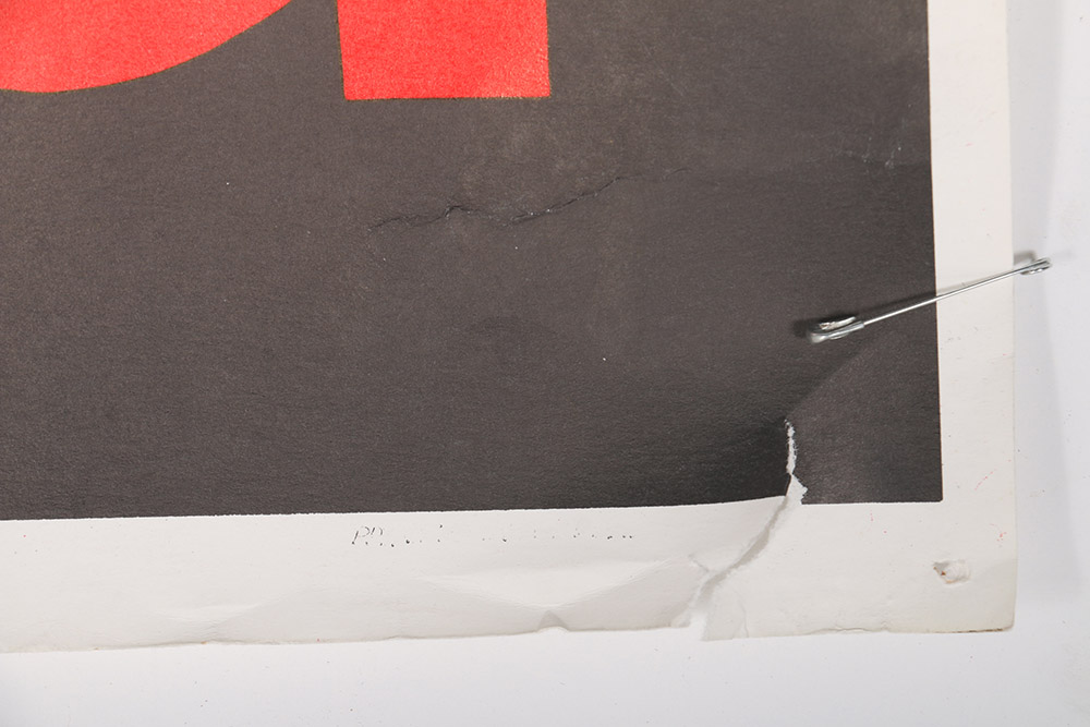 Large Offset Lithograph "The Clash London Calling" Poster