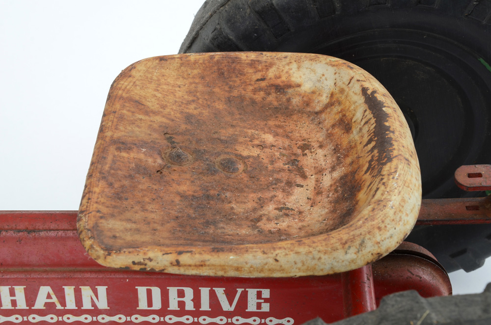 Vintage Red Sears Pedal Tractor