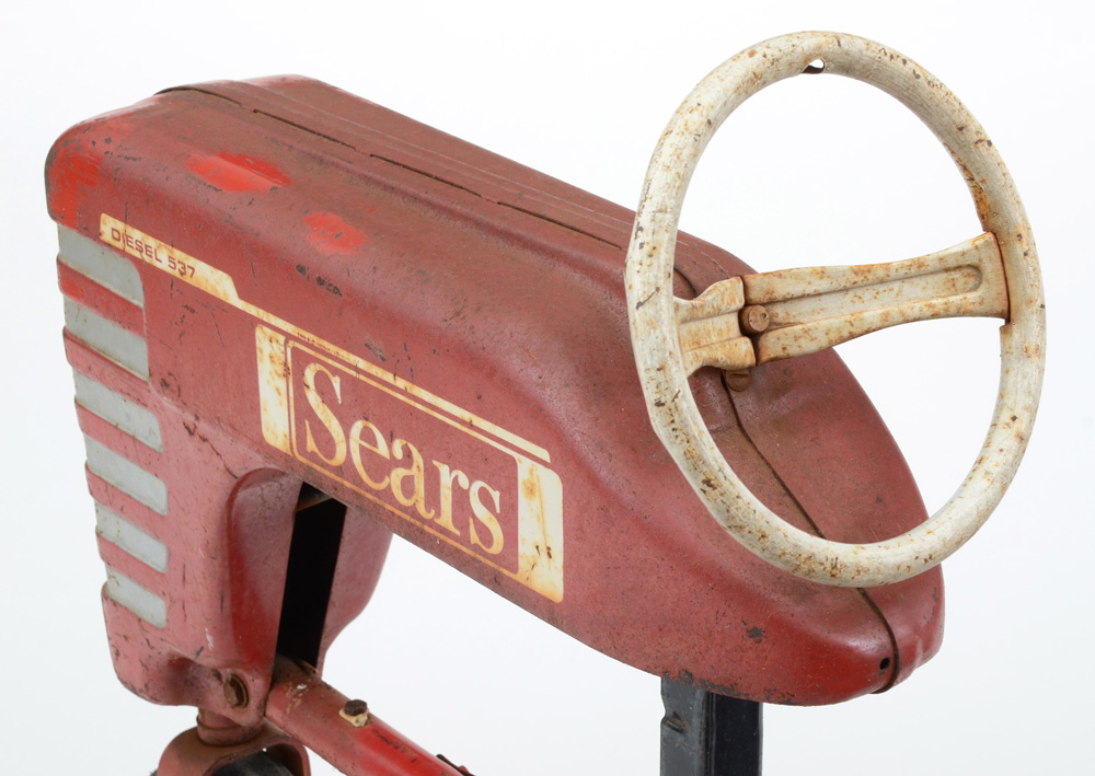 Vintage Red Sears Pedal Tractor