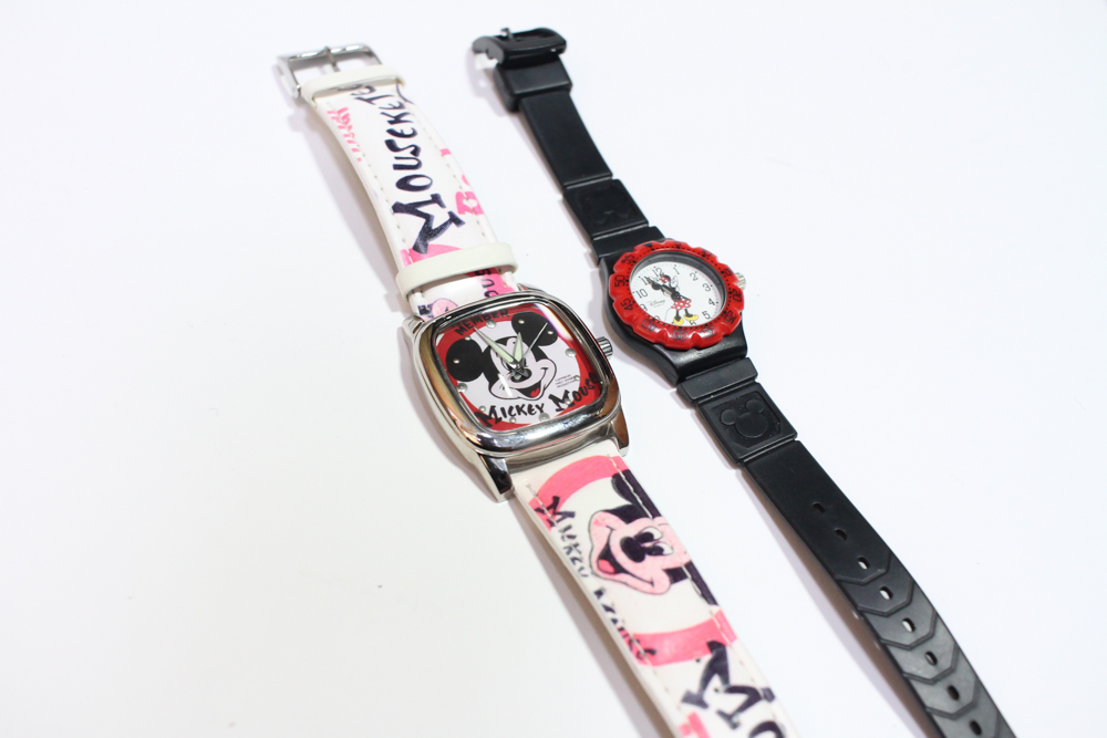 Selection of Girls Watches including 2 Mickey Mouse Disney Time Works