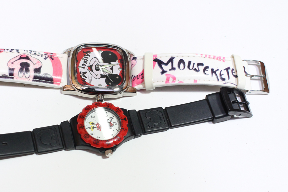 Selection of Girls Watches including 2 Mickey Mouse Disney Time Works