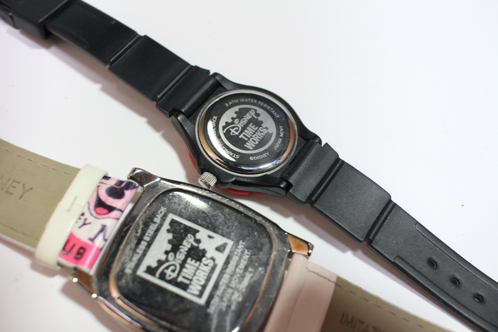 Selection of Girls Watches including 2 Mickey Mouse Disney Time Works