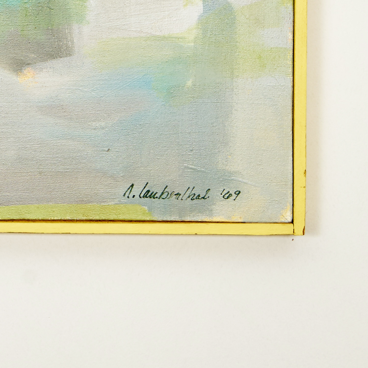 A. Laubenthal Original Abstract Oil on Canvas