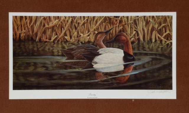 John Ruthven 1985 Signed Open Edition Offset Lithograph "Serenity"