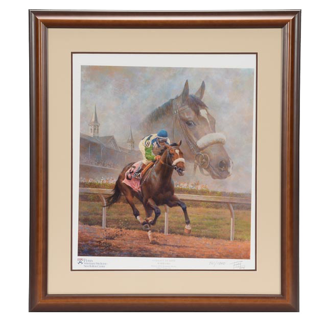 Fred Stone Limited Edition Print "A Legacy of Hope, Barbaro"