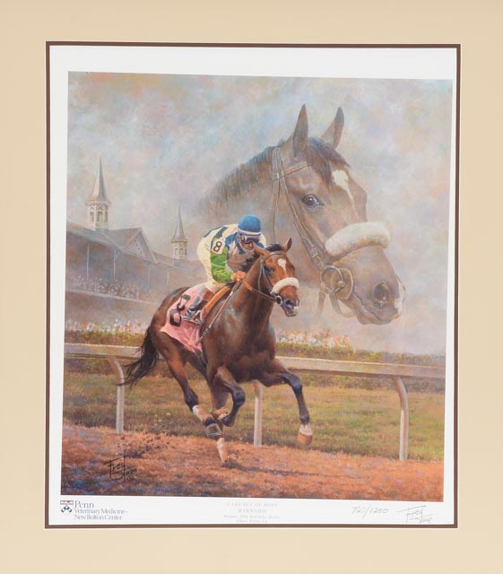 Fred Stone Limited Edition Print "A Legacy of Hope, Barbaro"