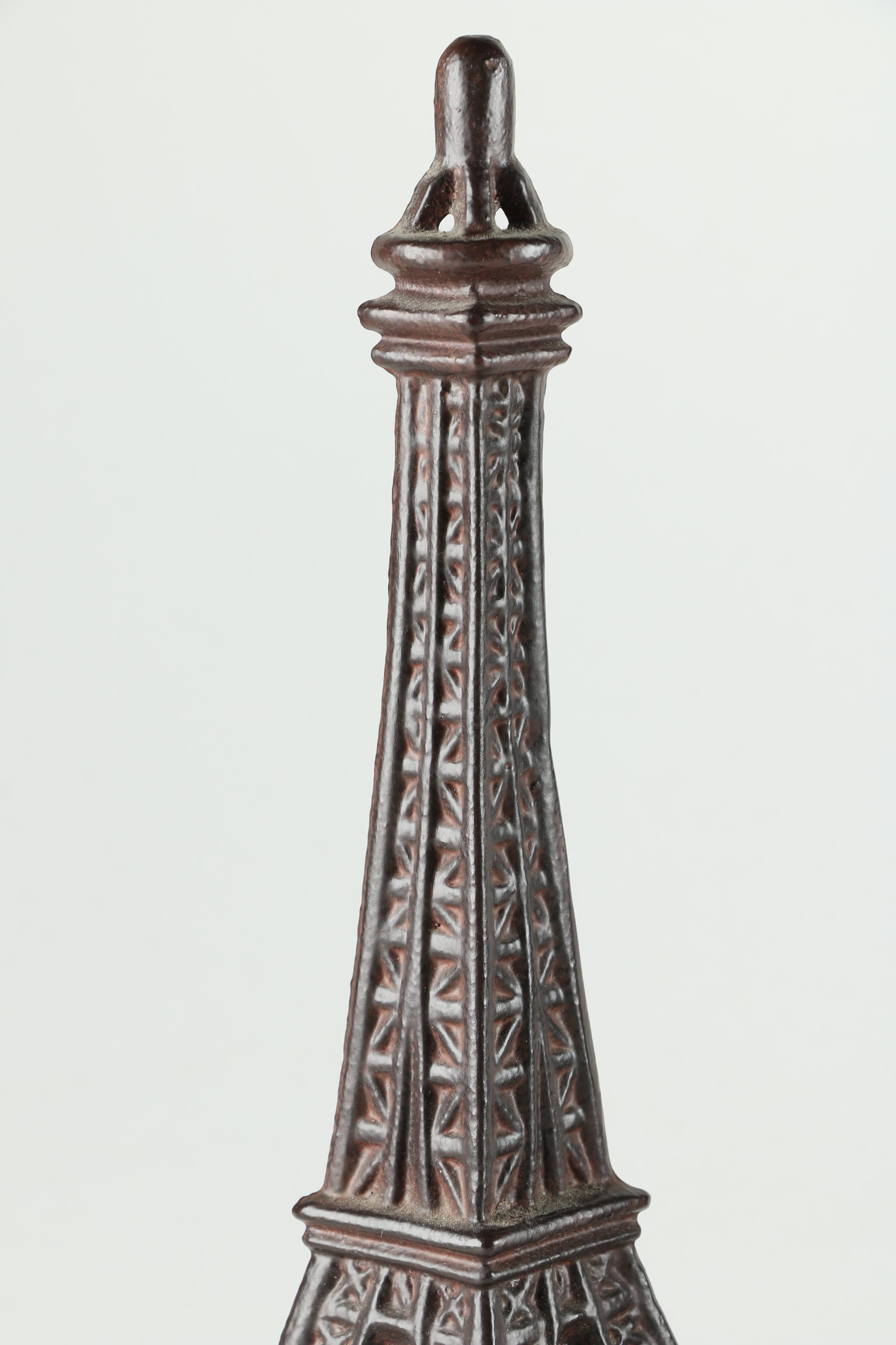 Cast Iron Eiffel Tower Bookends