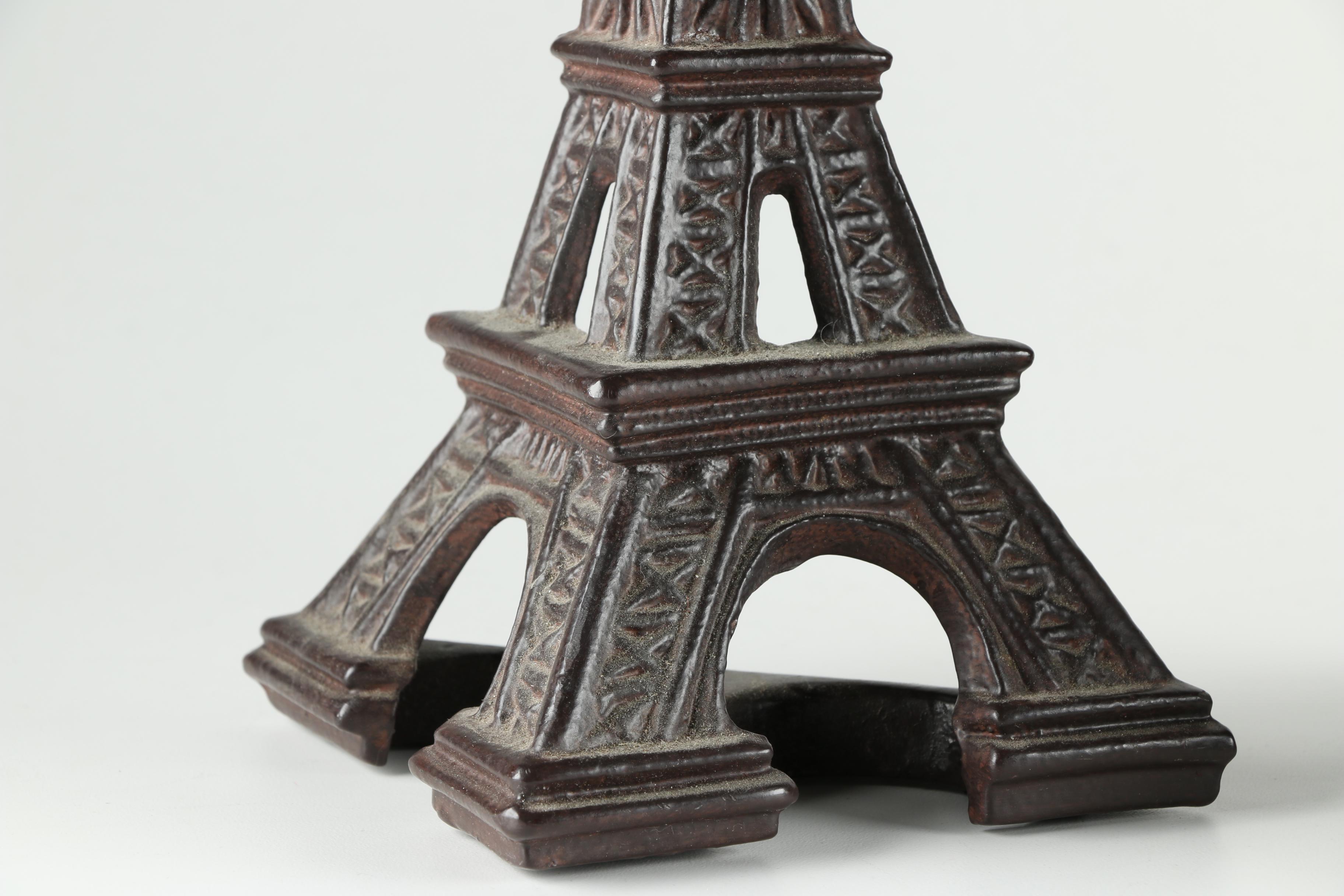 Cast Iron Eiffel Tower Bookends