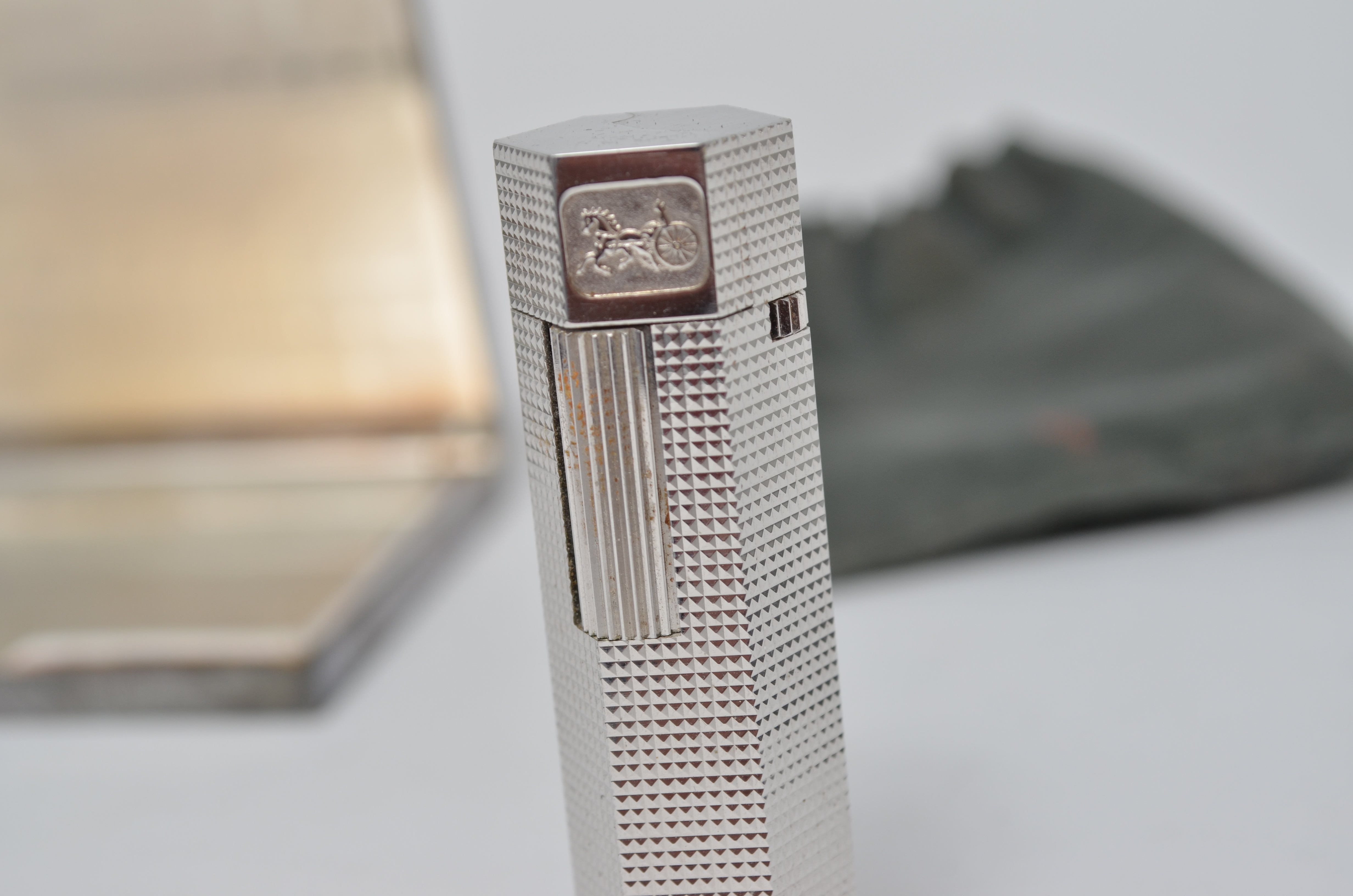 Celine Vintage Lighter and Cigarette Case