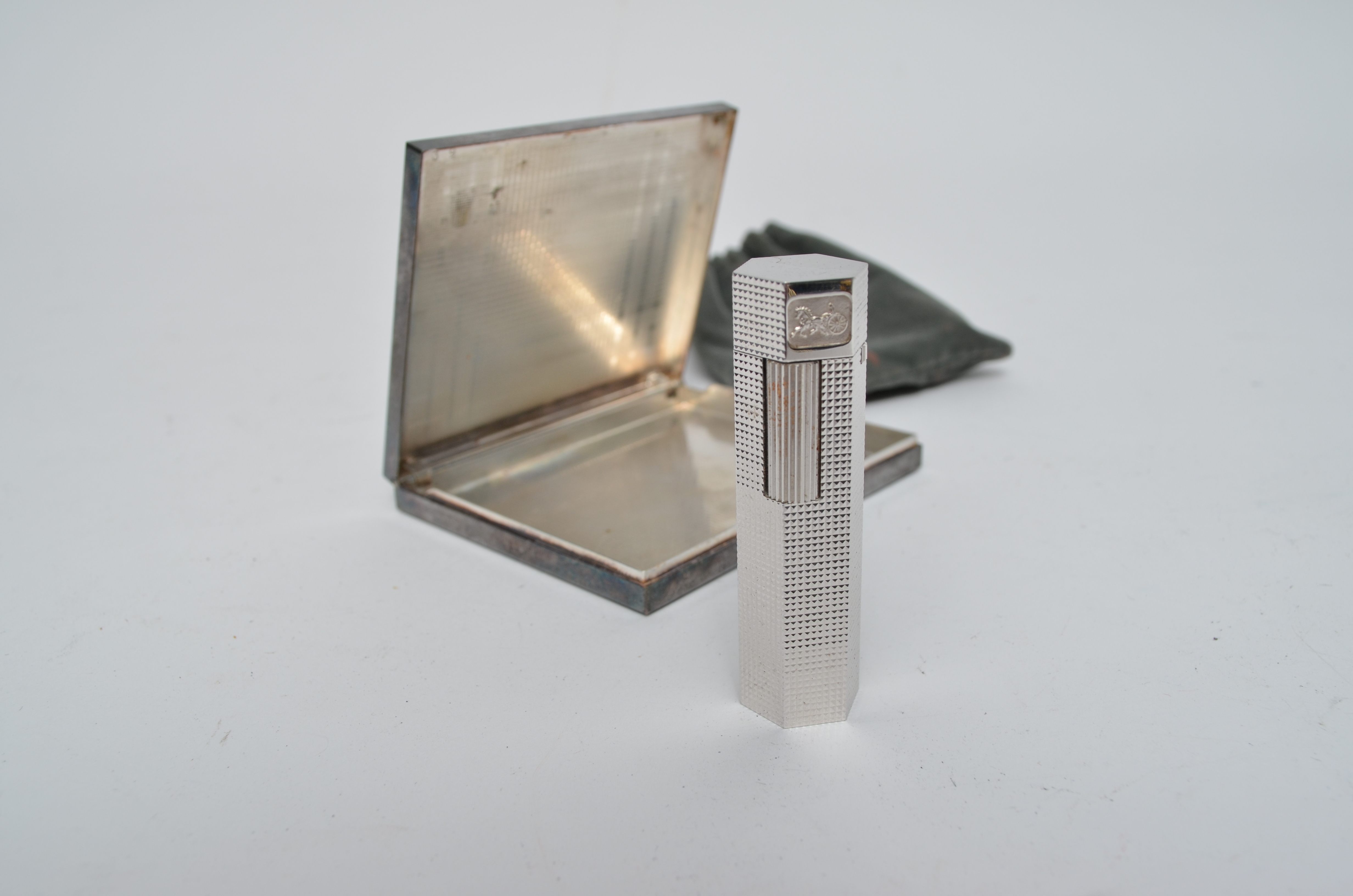 Celine Vintage Lighter and Cigarette Case