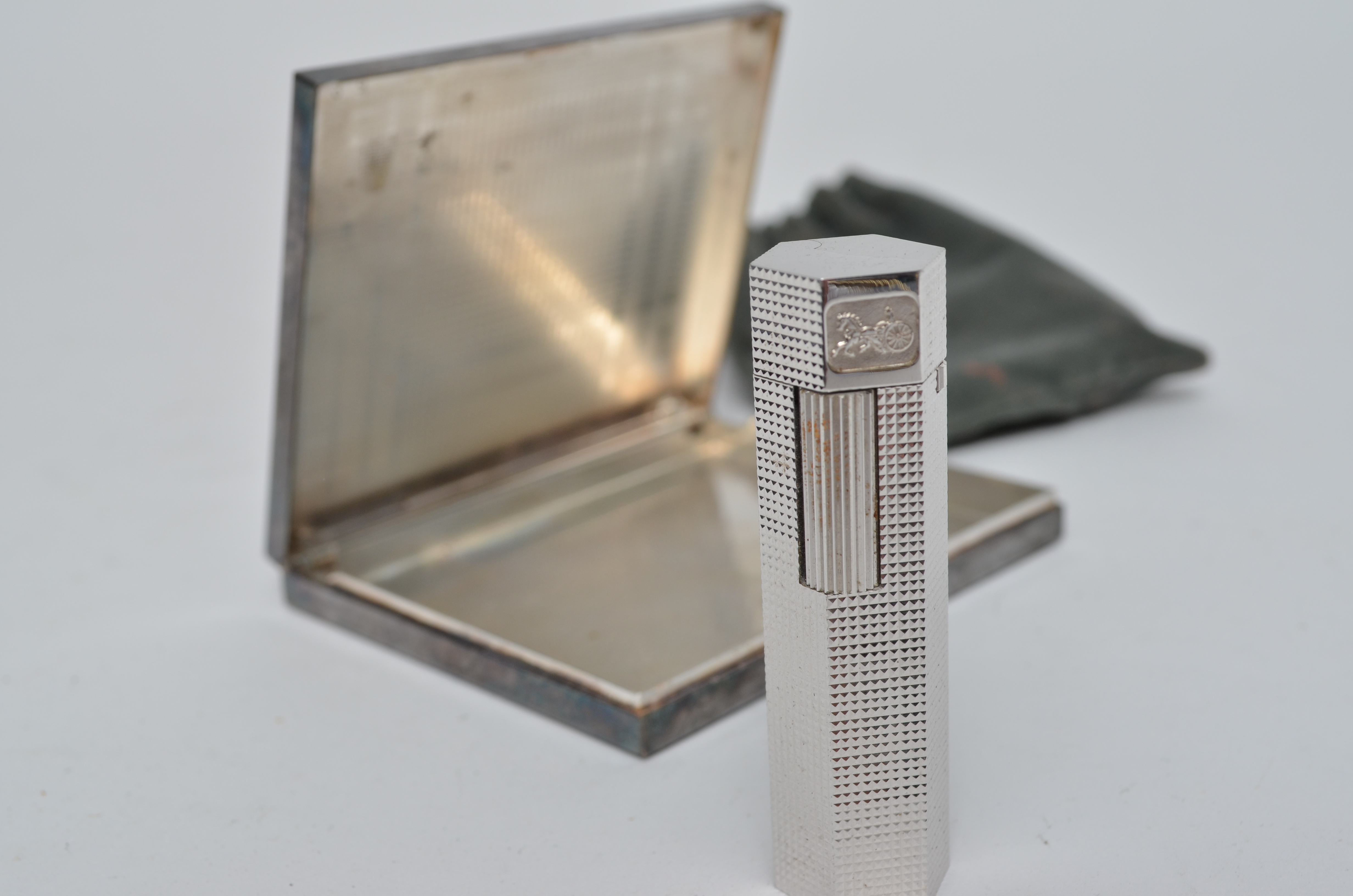 Celine Vintage Lighter and Cigarette Case