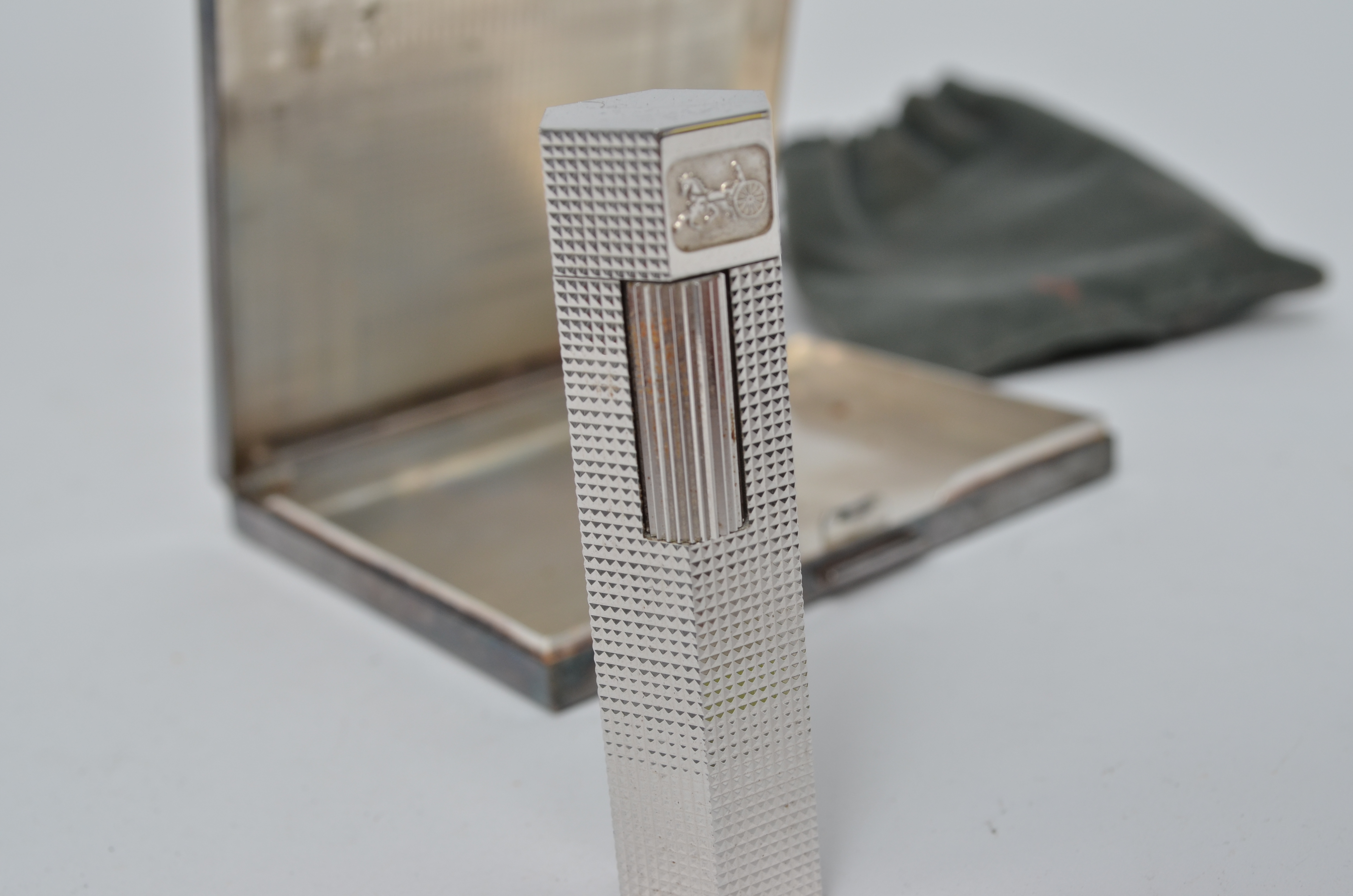 Celine Vintage Lighter and Cigarette Case