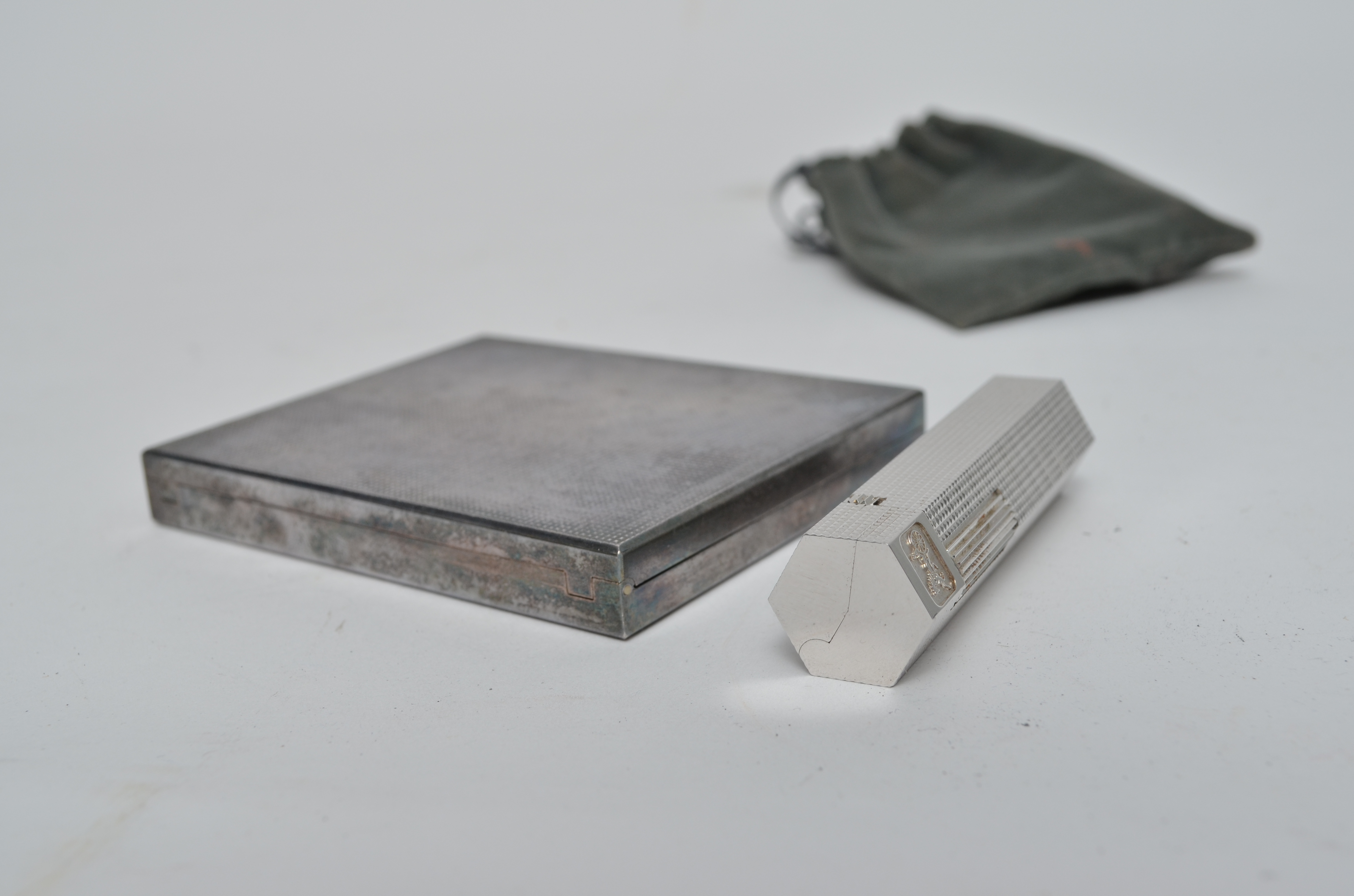 Celine Vintage Lighter and Cigarette Case